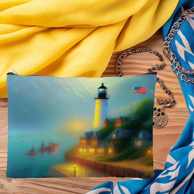 Soft harbour and lighthouse accessory pouch (Creator Uploaded)