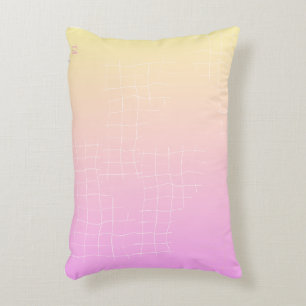 Soft Harmony Abstract Throw Pillow