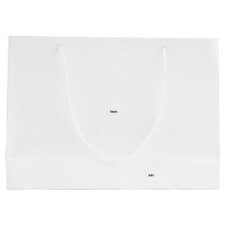 soft heart large gift bag
