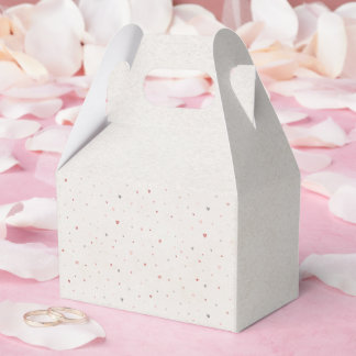Soft Heart Pattern Favor Box