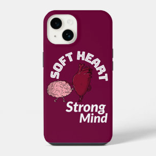 Soft Heart Strong Mind   Mindful Strength Phone Ca iPhone 14 Case