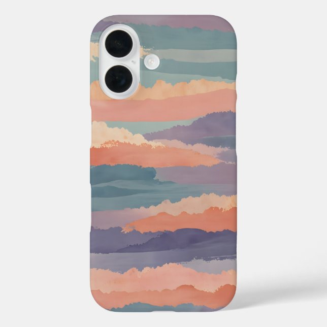 Soft Horizon Waves Case-Mate iPhone Case (Back)