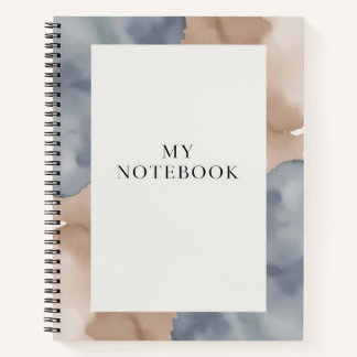 Soft Hues: Artful Bordered Design Notebook