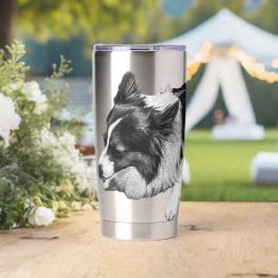 soft hush calm, corgi rest insulated tumbler