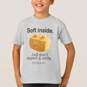 Soft Inside: Iron T Pineapple Cake Funny Quote Art T-Shirt