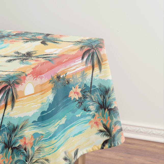 Soft Island Horizon Tablecloth (In Situ)