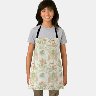 Soft Jungle Frogs & Birds Apron