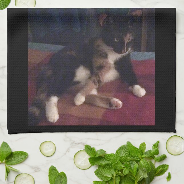 Soft Kitty Paws Kitchen Towel (Folded)