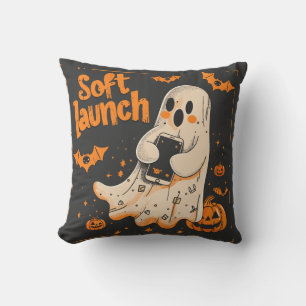 Soft launch ExDesigner Halloween Throw Pillow