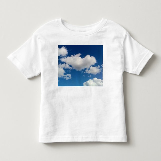 Soft layers of cloud toddler t-shirt (Front)