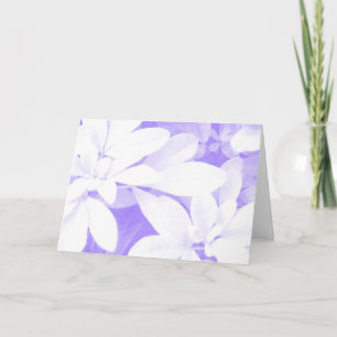 Soft Leaves Purple 'Happy Mother's Day' card