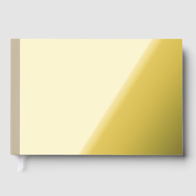 Soft Light Beige Background – Wedding Design Guest Book (Front)