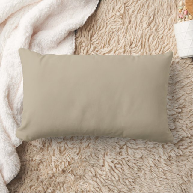 Soft Light Beige Background – Wedding Design Lumbar Pillow (Blanket)