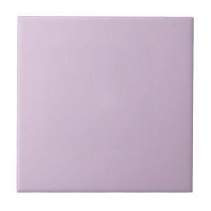 Soft Lilac Minimalist Spring & Summer Decor Tile