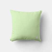 Soft Lime Green Pastel Solid Colour With Heart