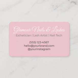 Soft Luxury Beauty/Wellness Parlor Business Card