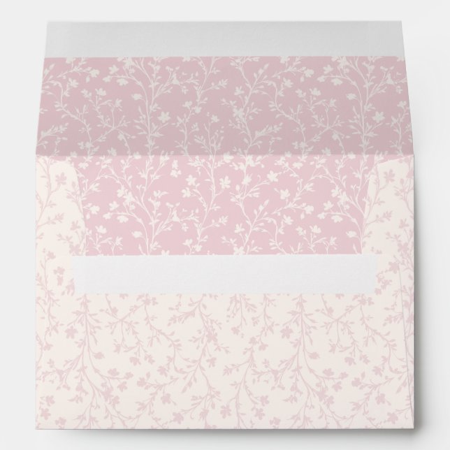 Soft Meadow Blush Pink - Neutral Envelope (Back (Bottom))