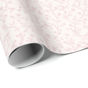 Soft Meadow Blush Pink - Neutral Wrapping Paper