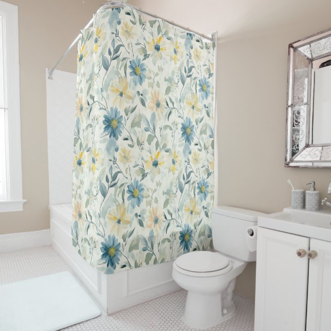 Soft Meadow Daisy Watercolor (In Situ)