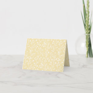 Soft Meadow Neutral - Buttercream Thank You Card