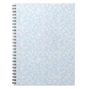 Soft Meadow Neutral - Powder Blue Notebook