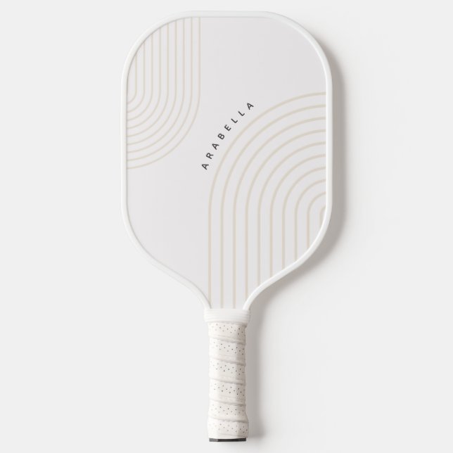 Soft Minimalist Arches Pickleball Paddle (Front)