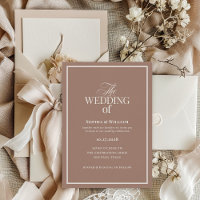 Soft Mocha Taupe | Luxe Neutral Wedding