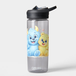 Soft Monster Friends Blue and Gold Friendship Water Bottle