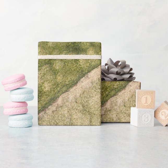 Soft Mottled Beach Rock Towoon Bay Wrapping Paper (Baby Shower)