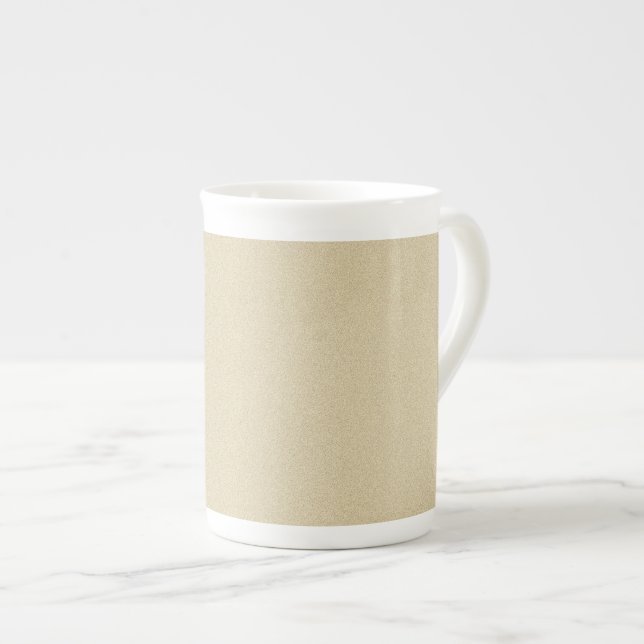 Soft Natural Sand Background Bone China Mug (Front Right)