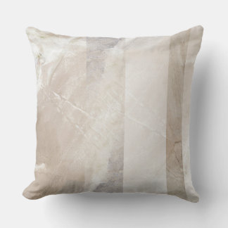 Soft Neutral Geometric Abstract Throw Pillow
