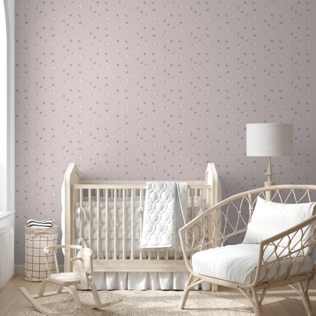Soft Neutral Sheep Kids Room/ Nursery Wallpaper (Kids)
