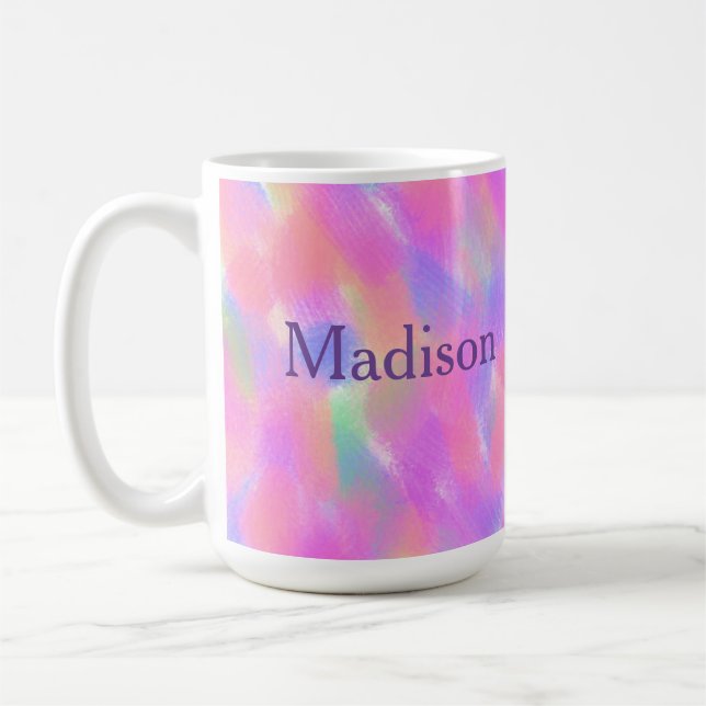 Soft  Original Contemporary Colour Party  Coffee Mug (Left)