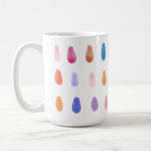 Soft PaintDrops OriginalContemporary Colour Patter Coffee Mug