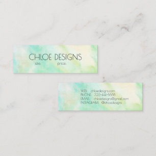 Soft Painting Abstract Watercolor Price Hang Tag