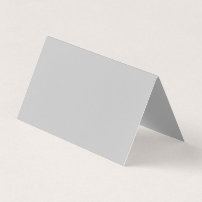 Soft Pale Grey Geometric Business Card (Front)
