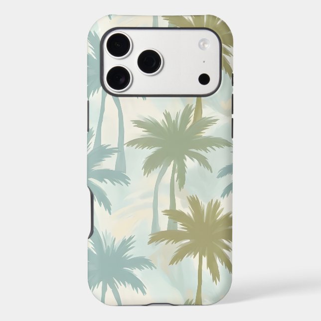 Soft Palm Trees – Pastel Tropical Pattern (Back)