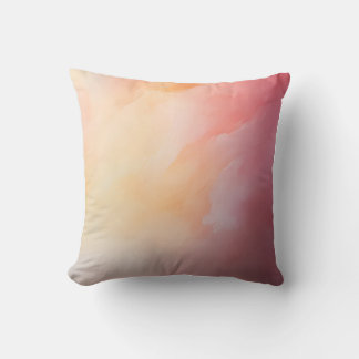 Soft Pastel Abstract Decorative Pillow