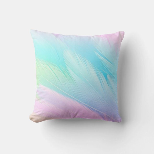 Soft Pastel Aesthetic Pillow (Front)
