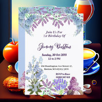 Soft Pastel Blue Hydrangea Purple Lilac Birthday