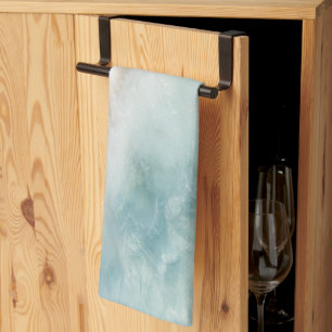 Soft Pastel Caribbean Ocean Bliss 1 Kitchen Towel