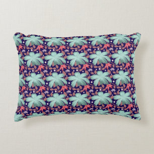 Soft Pastel Floral Pattern Elegant floral Accent Pillow