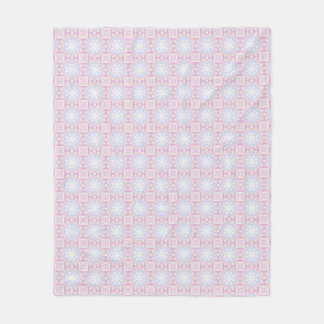 Soft Pastel Geometric Blanket – Pink & Lavender