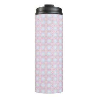 Soft Pastel Geometric Thermal Tumbler
