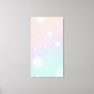 soft pastel gradient background is dotted canvas print