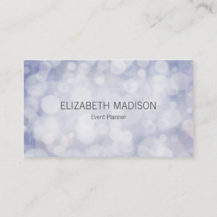 Soft Pastel Lavender Lights Business Card