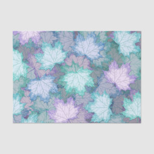 Soft Pastel Leaves Tissue Paper
