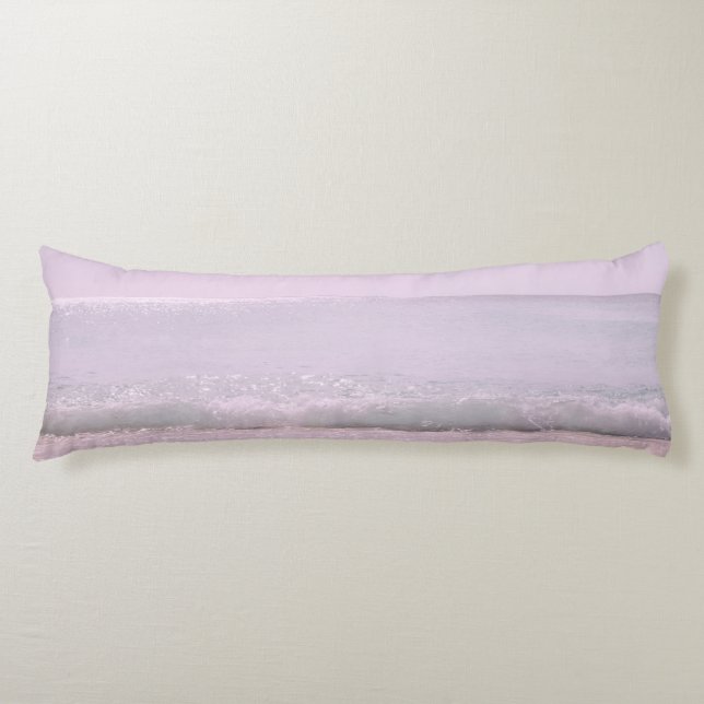Soft Pastel Ocean Waves 5 Body Pillow (Front)