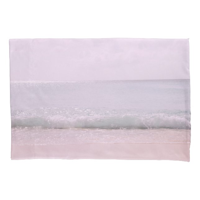 Soft Pastel Ocean Waves 5 Pillowcase (Front)