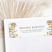 Soft Pastel Ornate Spring Garden Floral Mariage